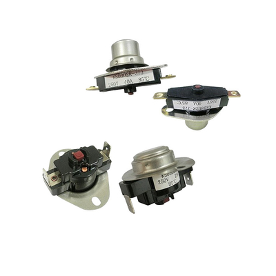 수동 리세트 Ksd302 스냅 액션 온도조절 장치, KSD302 250V 25A 40A 온도 스위치