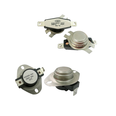 수동 리세트 Ksd302 스냅 액션 온도조절 장치, KSD302 250V 25A 40A 온도 스위치