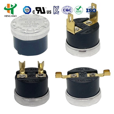 250V16A KSD301 온도 조절기 125V 16A Bimetallic 온도 조절기 KSD301 온도 조절기