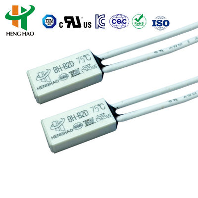 자동 재설정 미니 열 스위치 30 ~ 150 °C 운영 온도 24V DC 전압 등급 및 10000 라이프 타임